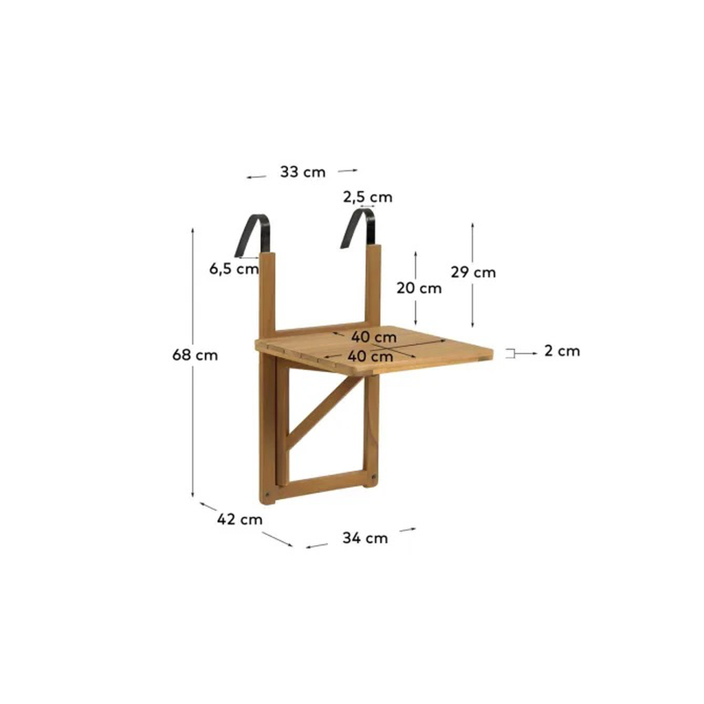 Amaralis mesa de balcón plegable_18684