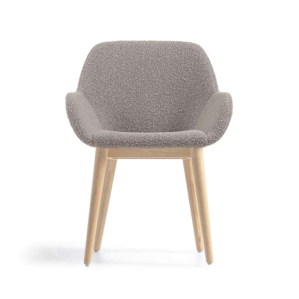 Konna silla de borregito gris claro // Outlet_8357