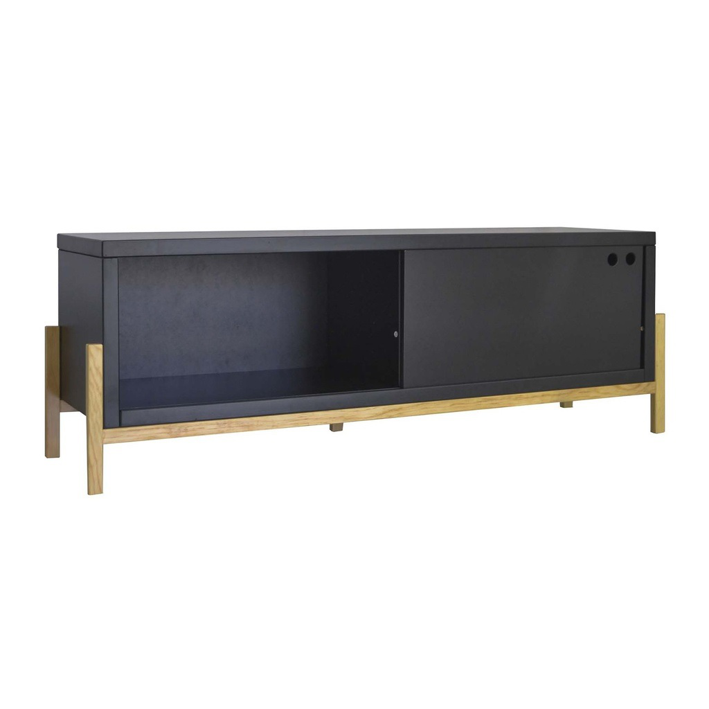 Minerva mueble tv negro, blanco o gris  // Outlet